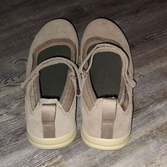 Lands End tan brown mary jane shoes  Sz 7.5 - Picture 4 of 8